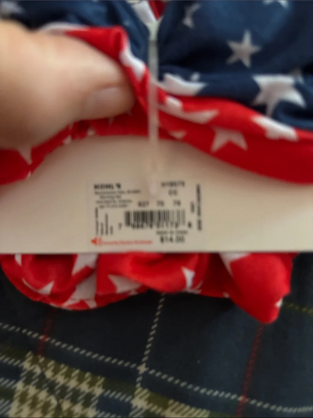 Kids' Patriotic Red, White & Blue Star Scrunchie Set